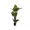 EUROPALMS Planta artificial Alocasia, 140 cm, verde, vaso preto 82508464