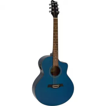DIMAVERY STW-50 Guitarra acústica, azul 26245088