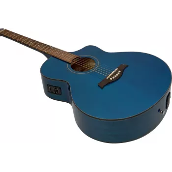 DIMAVERY STW-50 Guitarra acústica, azul 26245088