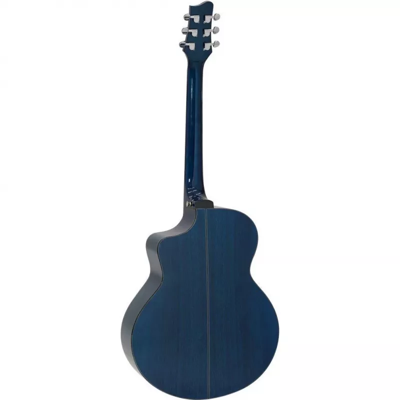 DIMAVERY STW-50 Guitarra acústica, azul 26245088