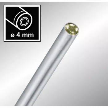 Laserliner FixView Sonda endoscópica para câmara de 4 mm de diâmetro, 400 mm de comprimento, iluminação LED, foco manual (082.209A)