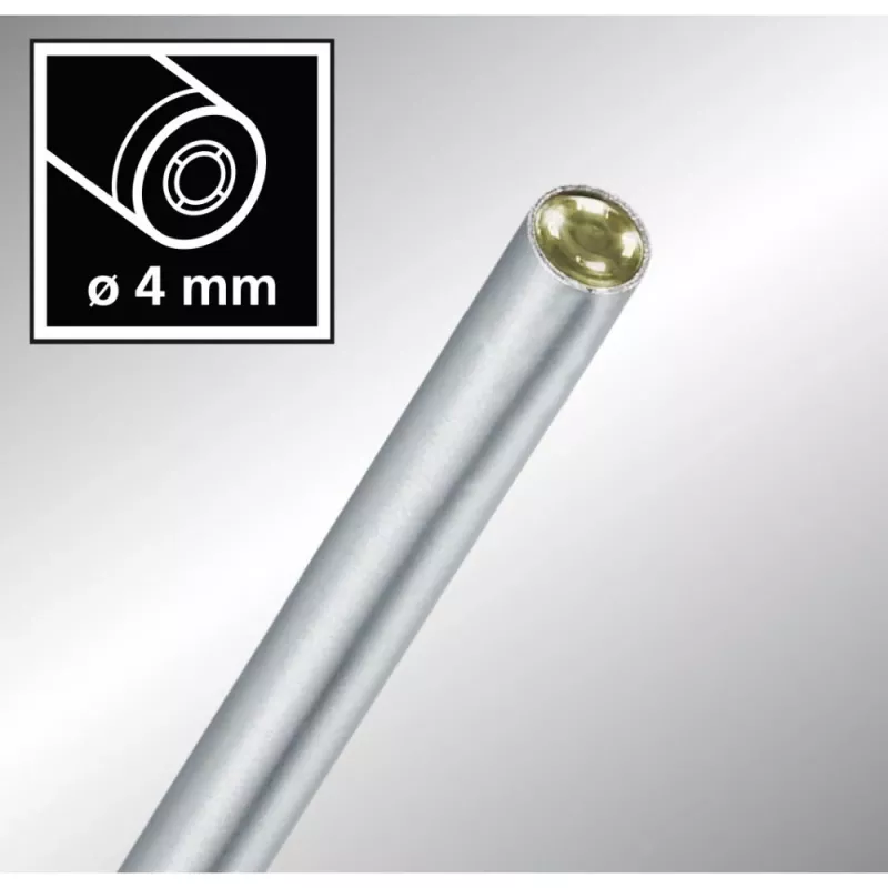 Laserliner FixView Sonda endoscópica para câmara de 4 mm de diâmetro, 400 mm de comprimento, iluminação LED, foco manual (082.209A)