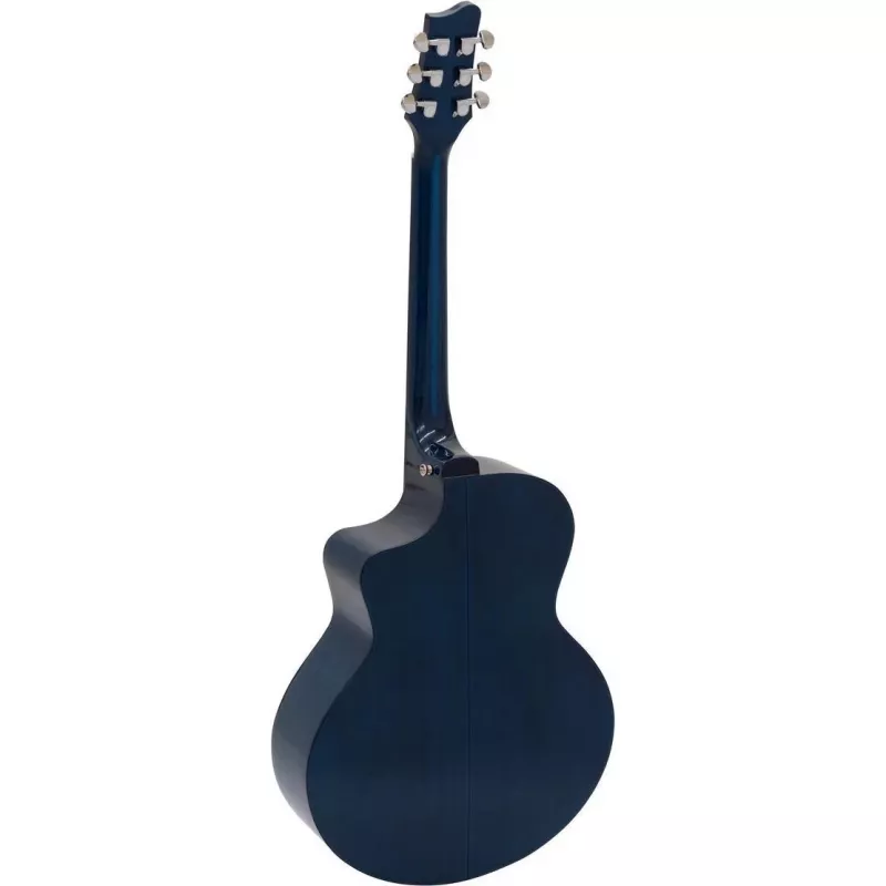 DIMAVERY STW-90 Guitarra acústica, Crystal Blue 26245083