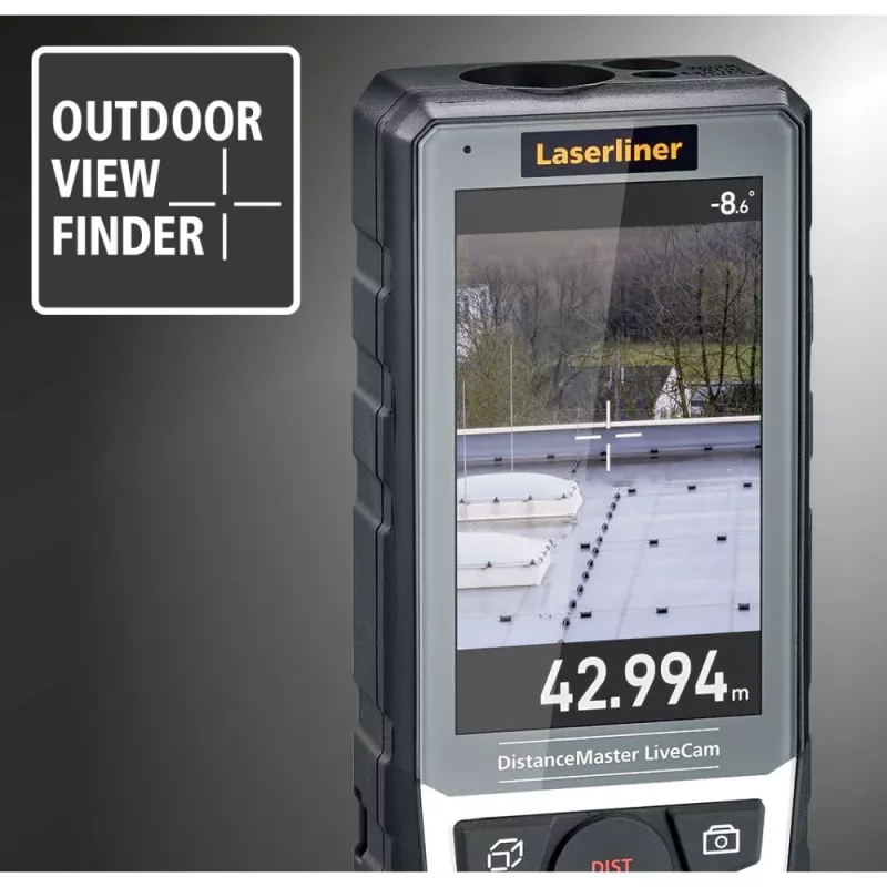 Laserliner DistanceMaster LiveCam Medidor de distância a laser 150 m 080.985A