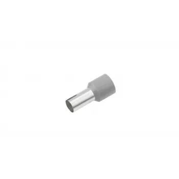 Cimco 187201 Terminal tubular 0,14 mm² parcialmente isolado cinzento 100 unid.
