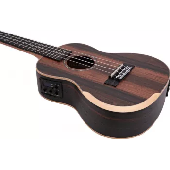 DIMAVERY UK-800 Ukulele de concerto, ébano 26255856