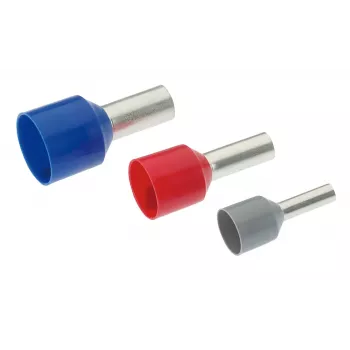 Cimco 187307 Terminal tubular 16 mm² parcialmente isolado azul 100 unid.