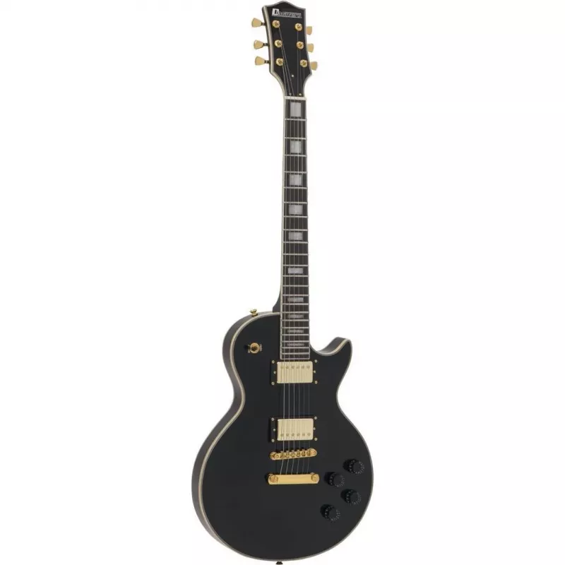 DIMAVERY LP-530 Guitarra elétrica, preto/dourado 26215156
