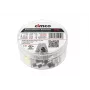 Cimco 187605 Conjunto de terminais de condutores, parcialmente isolados, 500 unidades, 0,5-6,0 mm², DIN 46228-4
