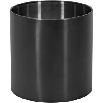 EUROPALMS STEELECHT-35 Nova Vaso de planta em aço inoxidável, antracite, Ø35 cm 83011397