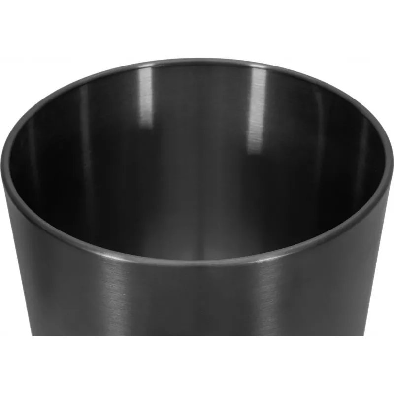 EUROPALMS STEELECHT-35 Nova Vaso de planta em aço inoxidável, antracite, Ø35 cm 83011397
