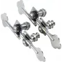 DIMAVERY Carrilhões para baixos elétricos estilo JB (conjunto de 4, cromado) 26300212