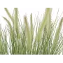 EUROPALMS Erva ornamental artificial florida, 70 cm, flores brancas, vaso preto 82600147
