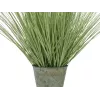 EUROPALMS Erva ornamental artificial florida, 70 cm, flores brancas, vaso preto 82600147