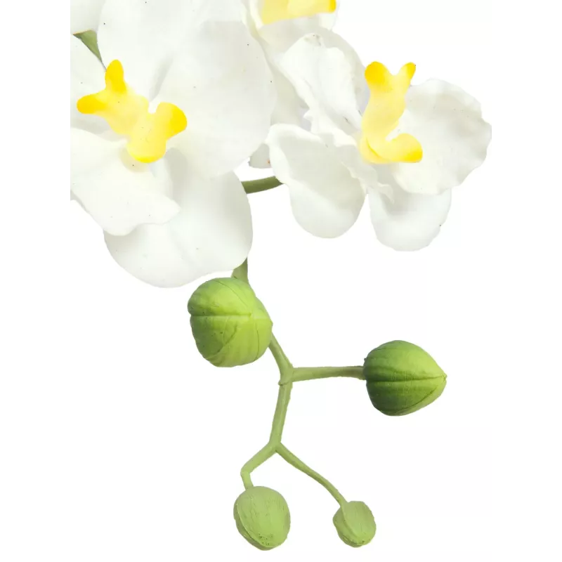 EUROPALMS Arranjo de orquídeas artificial 1, em vaso, branco-rosa, 60 cm 82530346