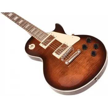 DIMAVERY LP-700 Guitarra elétrica, Flamed Brown 26219389