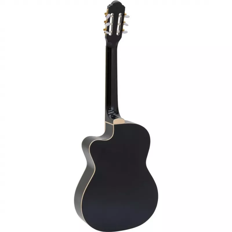 DIMAVERY CN-600E Guitarra de Concerto, Preto 26235007