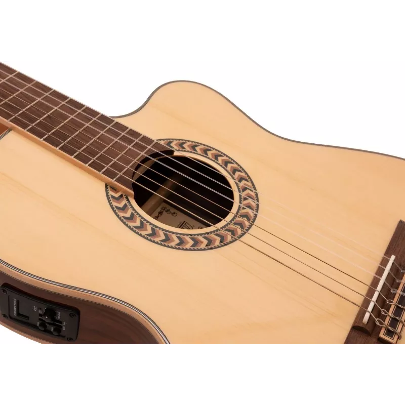DIMAVERY TB-100 Guitarra de Concerto, Natural 26235017