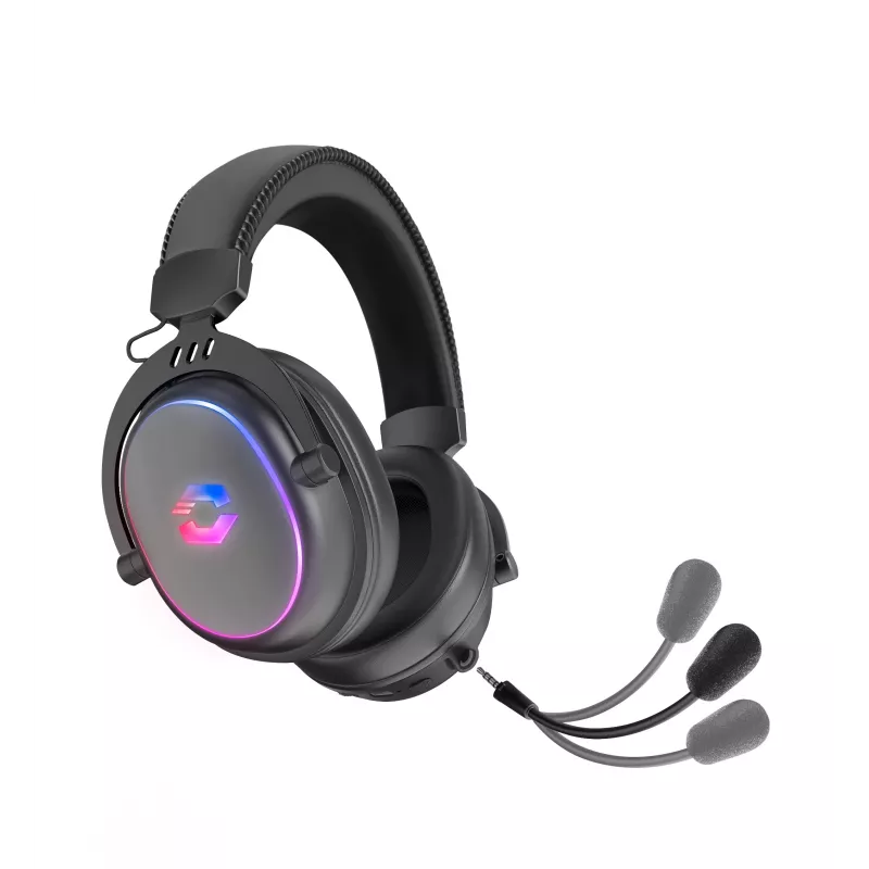 SPEEDLINK CONUX Headset de Gaming Estéreo Sem Fios RGB – para PC/PS5/PS4/Xbox Series X/S/Switch2/Switch/OLED/Lite, preto (SL-860101-BK)