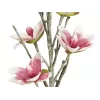 EUROPALMS ramo de magnólia artificial (EVA), branco-rosa 82530587
