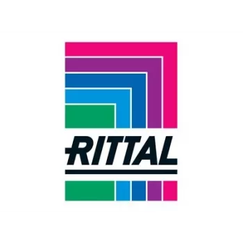 Rittal placa de flange modular, perfuração métrica, plástico, cinzento-claro 2561200