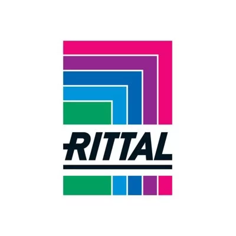 Rittal placa de flange modular, perfuração métrica, plástico, cinzento-claro 2561200