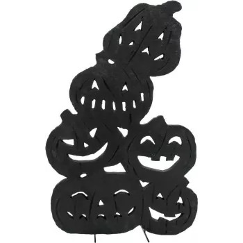 EUROPALMS Silhouette Pumpkins, decoração de Halloween 82 cm 83505009