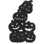 EUROPALMS Silhouette Pumpkins, decoração de Halloween 82 cm 83505009