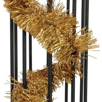 EUROPALMS Metallic Garland, dourado, 12,5 x 270 cm (8350054B)
