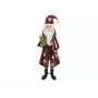 EUROPALMS figura de Pai Natal em metal vermelho 150 cm 83314903