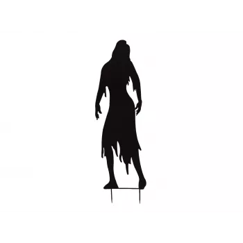 EUROPALMS Silhueta de metal zombie mulher 135 cm 83505106
