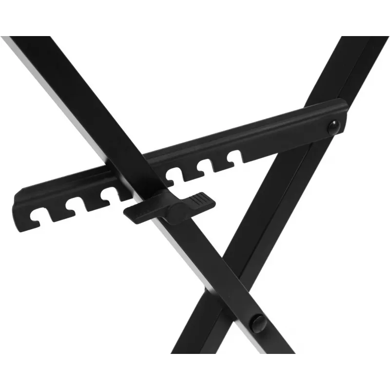 DIMAVERY SL-4 Suporte de teclado estrutura em X aço preto 26702063
