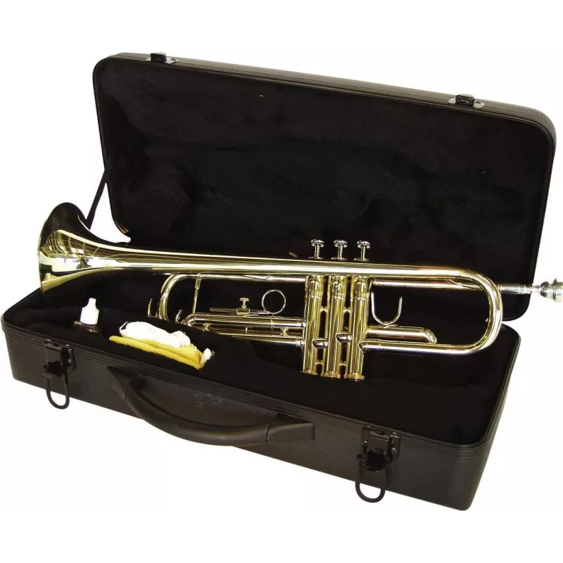 DIMAVERY TP-10 Trompete em si bemol, verniz dourado 26503100