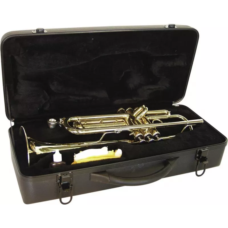 DIMAVERY TP-10 Trompete em si bemol, verniz dourado 26503100