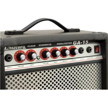 DIMAVERY GA-15 Amplificador combo para guitarra elétrica 15W (26360120)