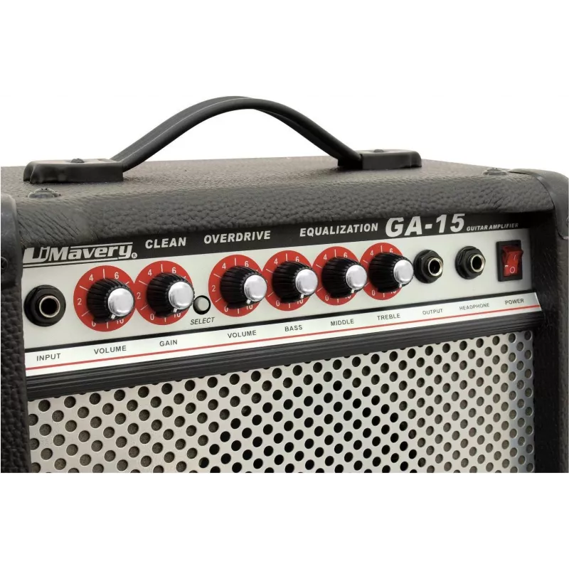 DIMAVERY GA-15 Amplificador combo para guitarra elétrica 15W (26360120)