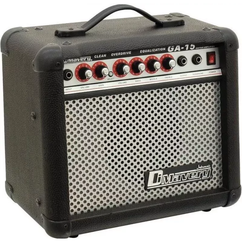DIMAVERY GA-15 Amplificador combo para guitarra elétrica 15W (26360120)