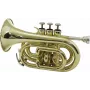 DIMAVERY TP-300 trompete de bolso em Sib, lacado dourado 26503720