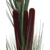 Planta de caniço artificial EUROPALMS com espigas, verde-escuro, 152 cm 82505854