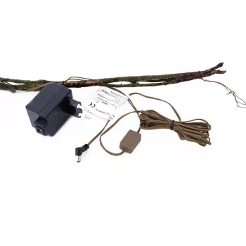 Grinalda de murta-de-turfa EUROPALMS com LEDs, branca, 180 cm 83330308