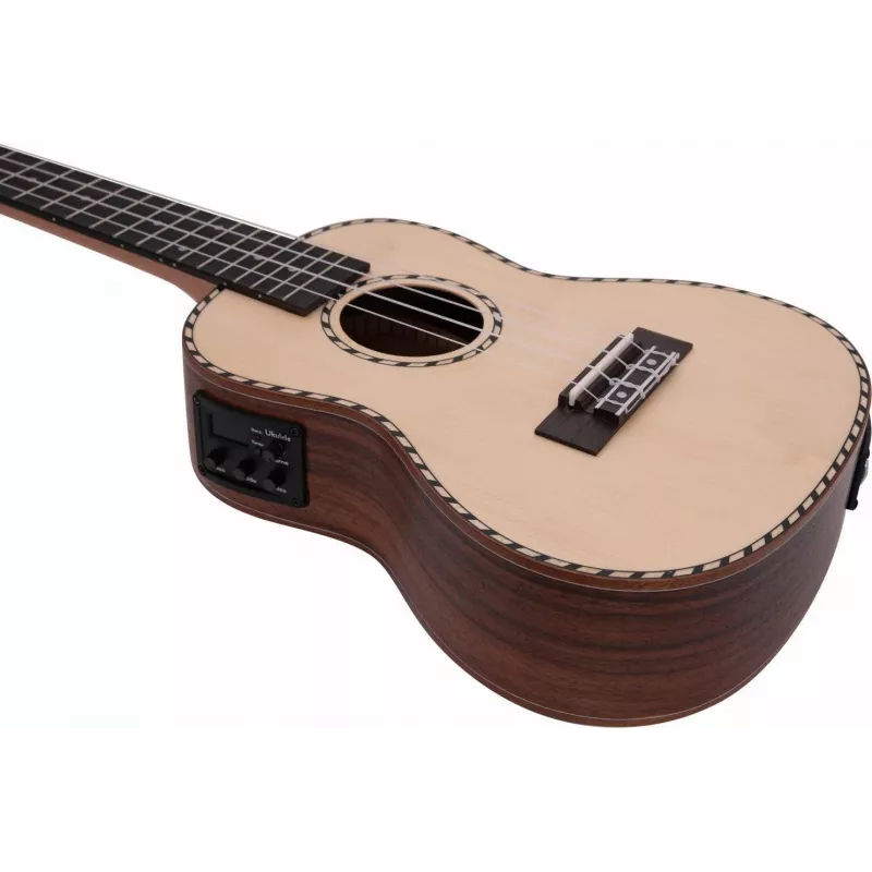 Ukelele de concerto DIMAVERY UK-800, tampo maciço de abeto 26255857