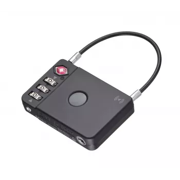 Cadeado de mala com combinação TSA TROIKA TRACK & FIND LOCK (LOK26/BK) – preto