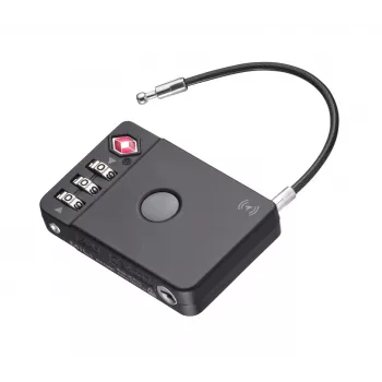 Cadeado de mala com combinação TSA TROIKA TRACK & FIND LOCK (LOK26/BK) – preto