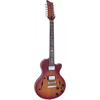 Guitarra elétrica DIMAVERY LP-612, flamed sunburst 26215180