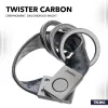 TROIKA TWISTER CARBON porta-chaves (KRG649/CB)