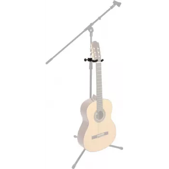 Adaptador de suporte de guitarra DIMAVERY para suporte de microfone, preto 26348028