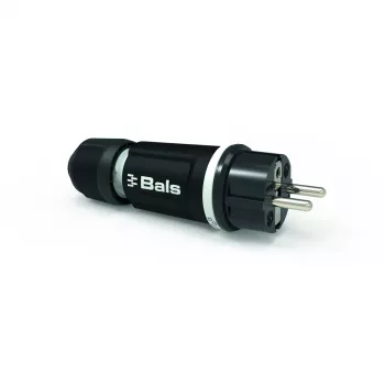 BALS 7371-1 ficha Schuko 16A 3p 250V IP54 preto borracha