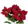EUROPALMS arbusto de estrela-de-natal artificial, vermelho, 50cm 83500439