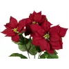 EUROPALMS arbusto de estrela-de-natal artificial, vermelho, 50cm 83500439