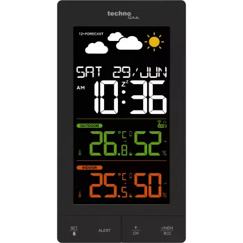 Techno Line WS6458 estação meteorológica sem fios com sensor exterior